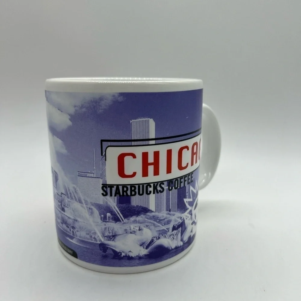 STARBUCKS VINTAGE 1998 CHICAGO OVERSIZED COFFEE MUG